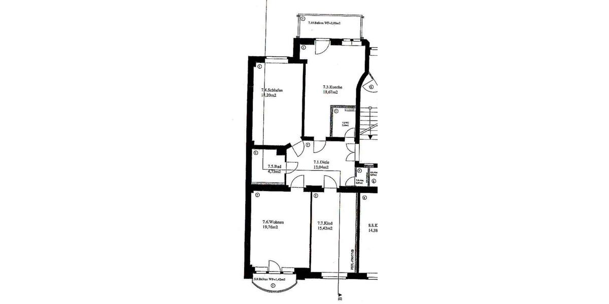 Etagenwohnung Dresden Blasewitz - 3 Zimmer, 95 m&sup2;, 340.000&euro; | Angebot:26926897