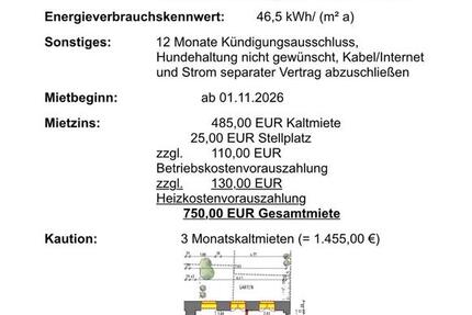 Wohnung Freital - 3 Zimmer, 69 m&sup2;, 750&euro; | Angebot:26335112