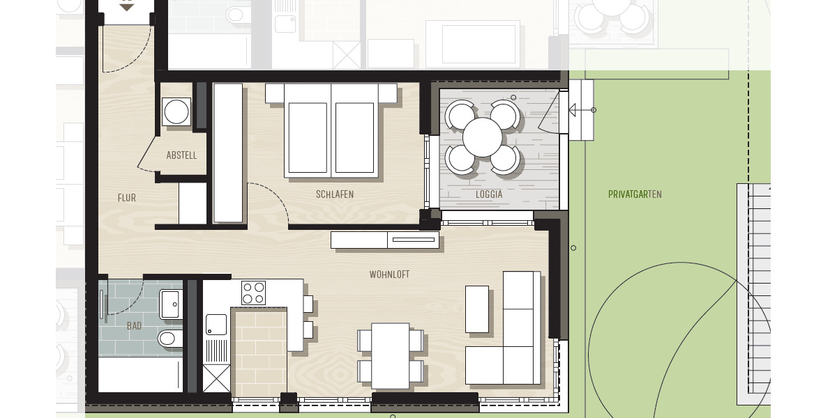 Etagenwohnung Dresden Cotta - 2 Zimmer, 56 m&sup2;, 264.800&euro; | Angebot:25704733