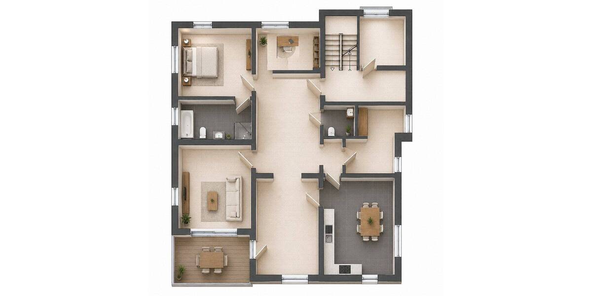 Etagenwohnung Dresden Radeberger Vorstadt - 5 Zimmer, 168 m&sup2;, 2.795&euro; | Angebot:26829311