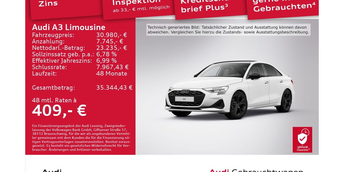 Audi A3 10.720 km 30.980 &euro; Dresden 01169