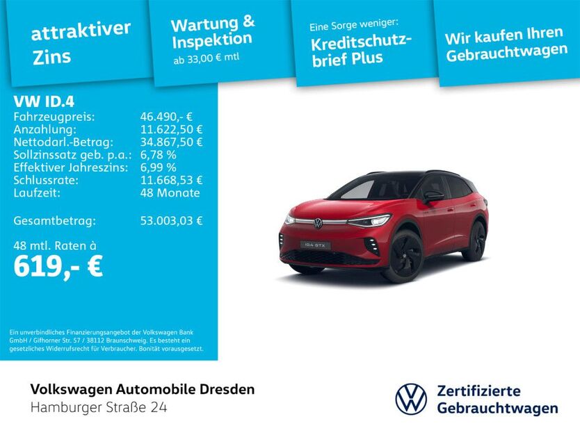 VW ID.4 10.895 km 45.890 € Dresden 01067