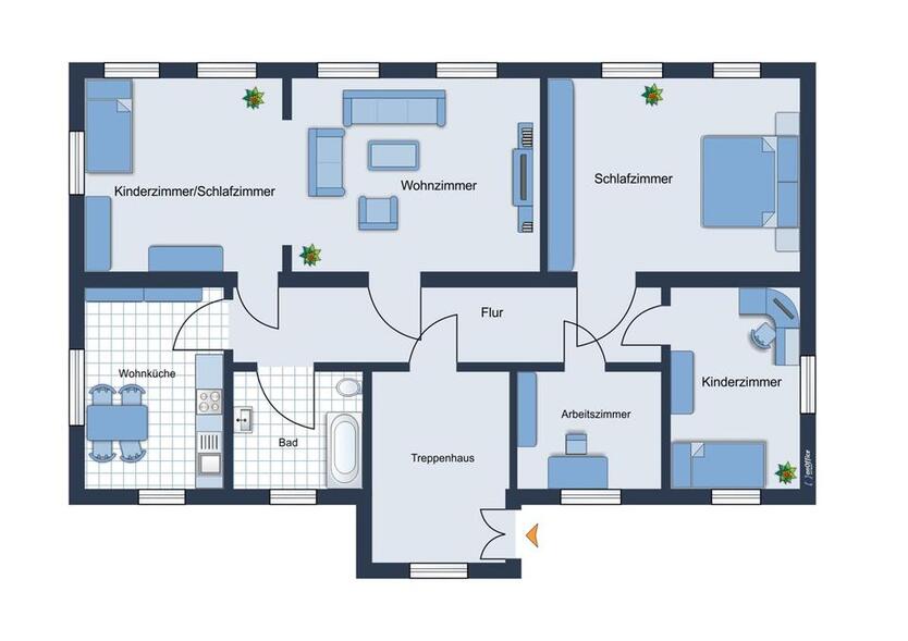 Großzügige 4,5-Raum-Wohnung mit Gemeinschaftsgarten in Elbnähe! zimmer