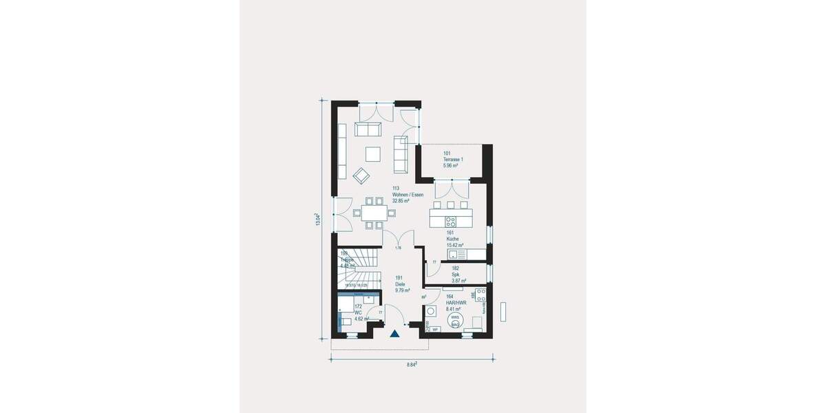 Einfamilienhaus Radeberg Ullersdorf - 4 Zimmer, 174 m&sup2;, 383.499&euro; | Angebot:25717177