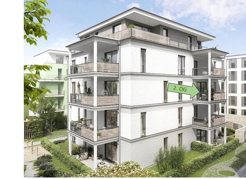 Neubau Erstbezug - Elegante 3-Zimmer-Wohnung mit EBK und Kochinsel in TOP-Lage, provisionsfrei zimmer