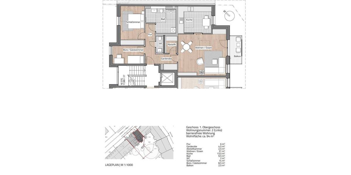 Etagenwohnung Dresden Laubegast - 3 Zimmer, 96 m&sup2;, 545.000&euro; | Angebot:25738462