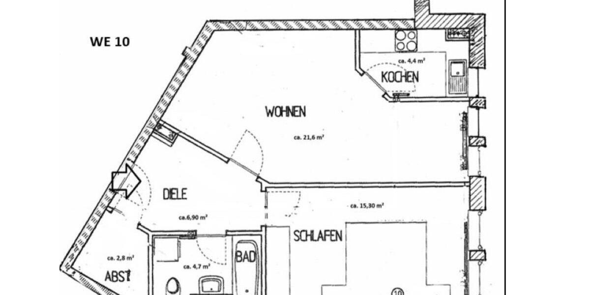 Etagenwohnung Dresden Cotta - 2 Zimmer, 57 m&sup2;, 750&euro; | Angebot:24837695