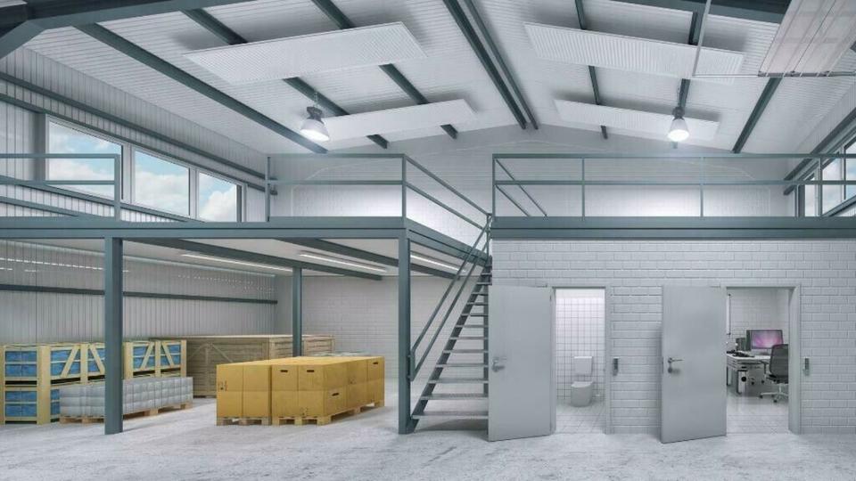 Halle Gewerbehalle Coswig 225m² KFZ Werkstatt Neubau zimmer