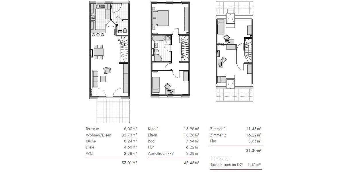 Reihenendhaus Dresden / Coschütz/Gittersee Coschütz/Gittersee - 5 Zimmer, 136 m&sup2;, 479.900&euro; | Angebot:25154275