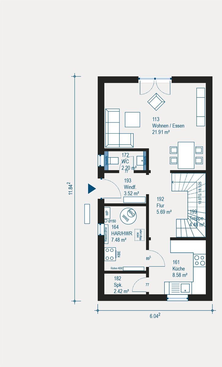 Doppelhaushälfte Allkauf Double 2 in Tharandt - modern wohnen im Grünen 3 zimmer