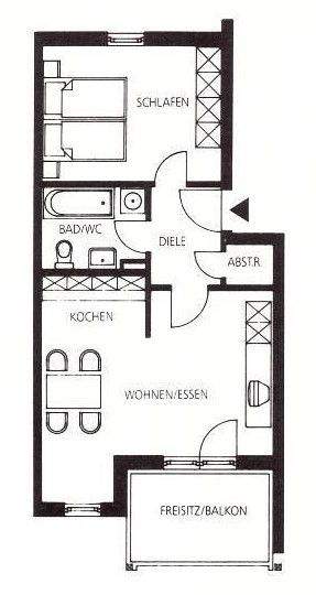 Etagenwohnung Freital - 2 Zimmer, 51 m&sup2;, 99.500&euro; | Angebot:26242847