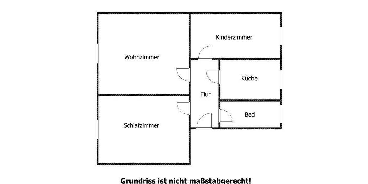 Etagenwohnung Großröhrsdorf - 3 Zimmer, 57 m&sup2;, 452&euro; | Angebot:25277887