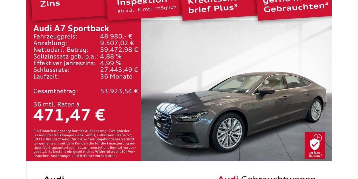 Audi A7 52.621 km 46.490 &euro; Dresden 01169