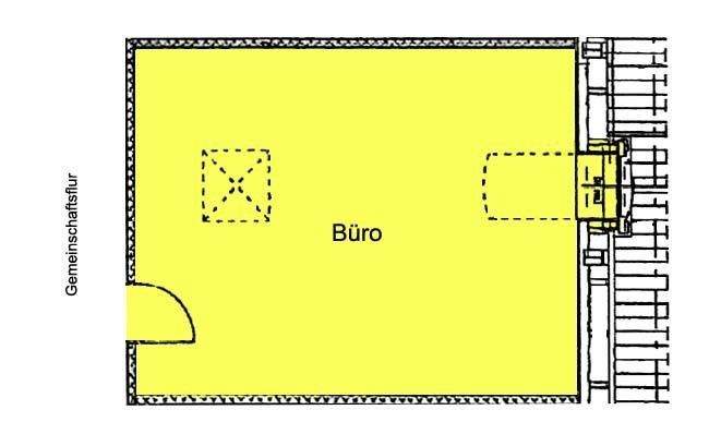 Komfortables Arbeiten in attraktivem Büro in der schönen Dresdner Innenstadt! 1 zimmer