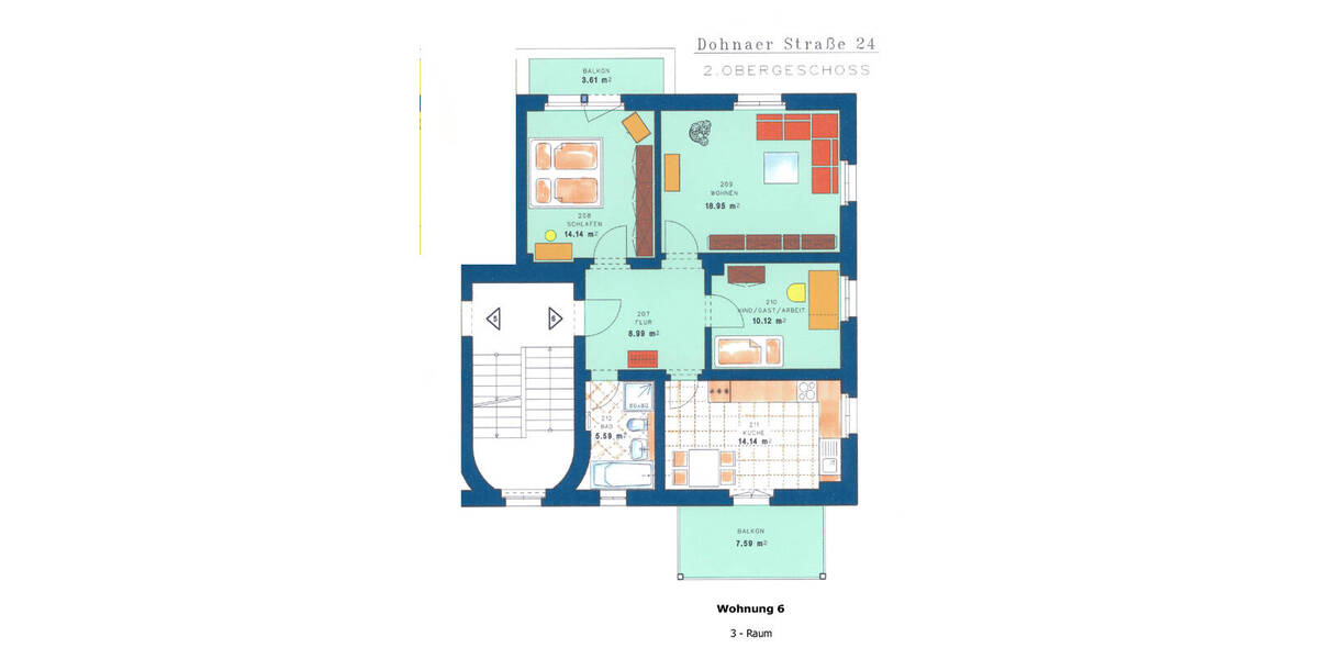 Mehrfamilienhaus, Wohnhaus Heidenau Heidenau-Süd - 2 Zimmer, 566 m&sup2;, 1.469.500&euro; | Angebot:23977517