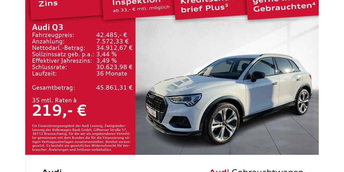 Audi Q3 5.462 km 42.485 &euro; Dresden 01067
