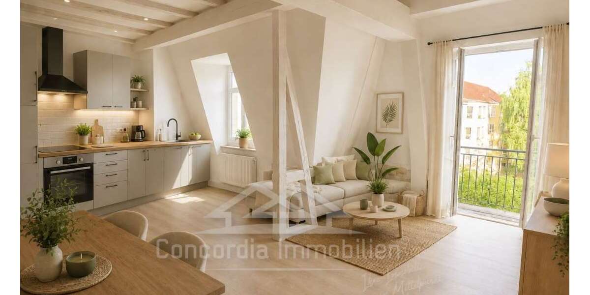 Etagenwohnung Dresden Seidnitz - 2 Zimmer, 59 m&sup2;, 188.000&euro; | Angebot:27204739