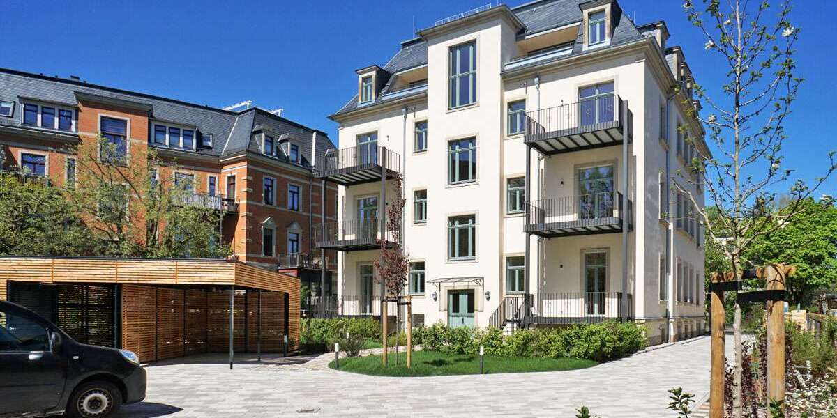 Etagenwohnung Dresden Striesen - 4 Zimmer, 103 m&sup2;, 1.995&euro; | Angebot:26682000