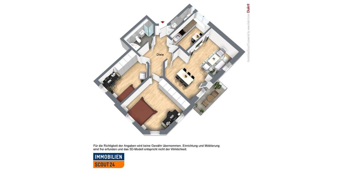 Etagenwohnung Dresden Cotta - 3 Zimmer, 93 m&sup2;, 270.000&euro; | Angebot:25682407