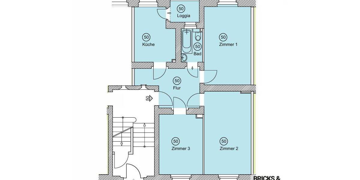 +++ 3-Zimmer-Wohnung in gefragter Dresdner-Neustadt zu verkaufen +++ 3 zimmer