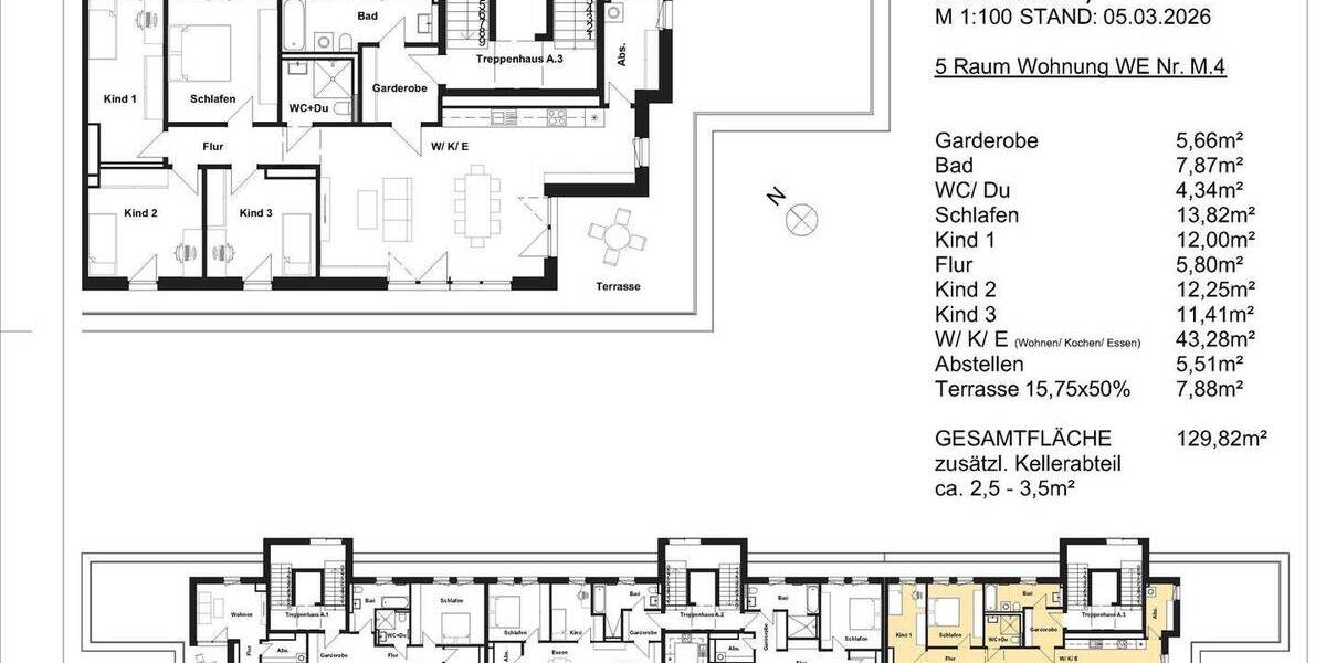 Etagenwohnung Heidenau - 5 Zimmer, 129 m&sup2;, 599.800&euro; | Angebot:26501140