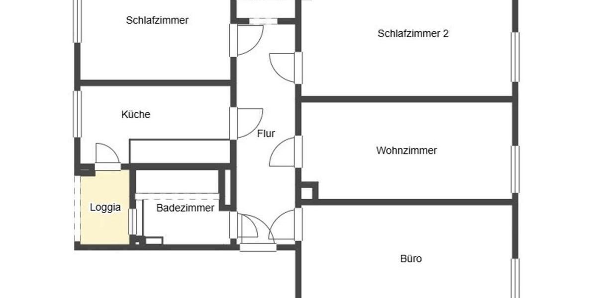 Etagenwohnung Dresden Neustadt - 4 Zimmer, 86 m&sup2;, 490&euro; | Angebot:26626258