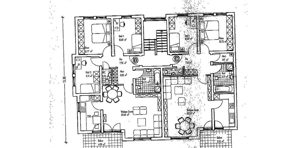 Etagenwohnung Königsbrück - 3 Zimmer, 76 m&sup2;, 153.400&euro; | Angebot:25705486