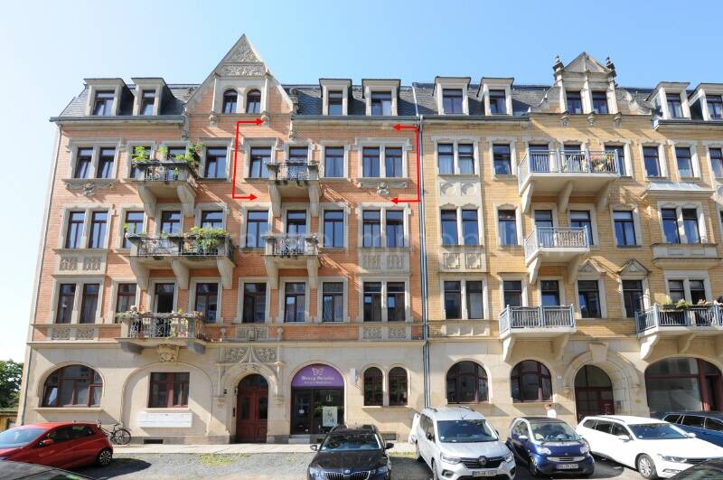 Etagenwohnung Dresden Striesen-West - 4 Zimmer, 93 m&sup2;, 349.000&euro; | Angebot:26815871