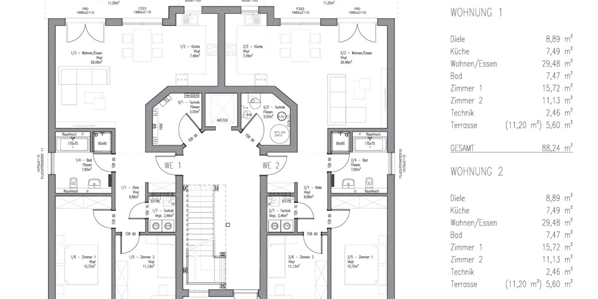 Etagenwohnung Radebeul - 3 Zimmer, 88 m&sup2;, 661.800&euro; | Angebot:25674410