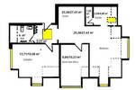 Etagenwohnung Dresden Gruna - 3 Zimmer, 62 m&sup2;, 179.000&euro; | Angebot:26595085