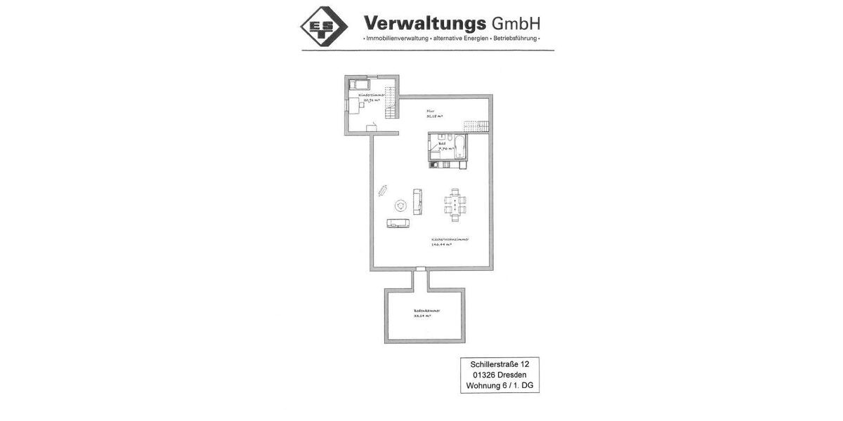 Maisonettenwohnung Dresden Loschwitz - 3.5 Zimmer, 207 m&sup2;, 1.750&euro; | Angebot:26279421