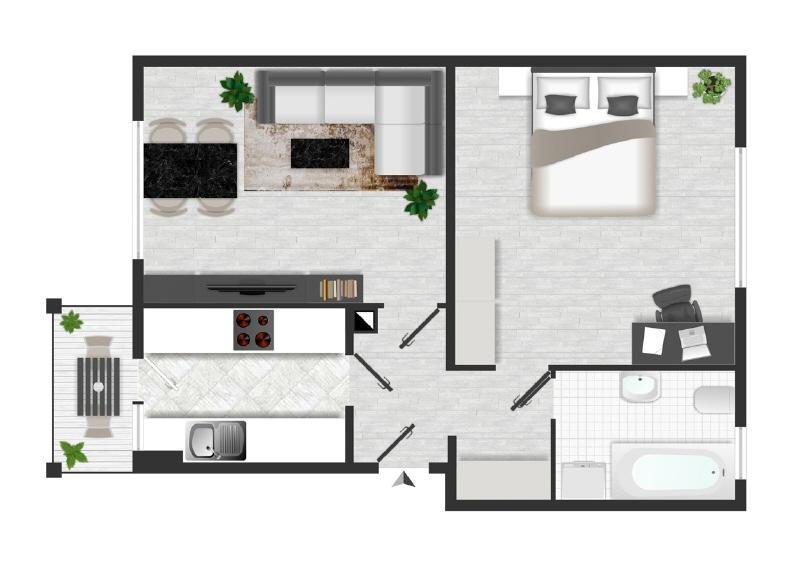 Etagenwohnung Dresden Blasewitz - 2 Zimmer, 57 m&sup2;, 684&euro; | Angebot:26652979