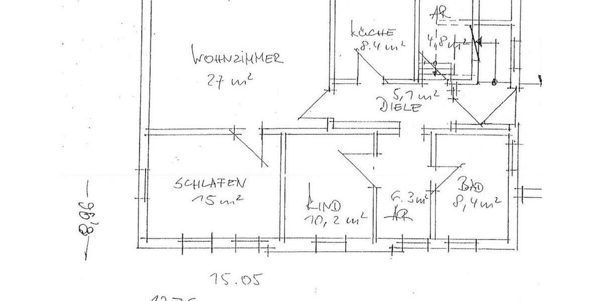 Erdgeschoßwohnung Klipphausen - 4 Zimmer, 85 m&sup2;, 600&euro; | Angebot:25804796