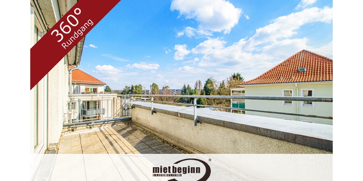 BEZUGSFREI – GEMÜTLICHE MAISONETTE – DACHTERRASSE – DUSCHBAD MIT FENSTER – TG-PARKER - Maisonettenwohnung Dresden Strehlen | Angebot:25857011