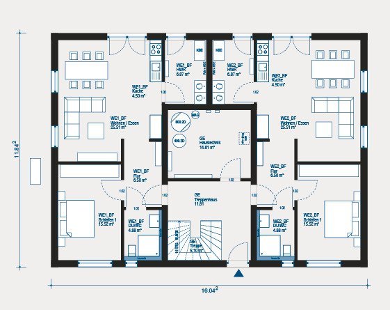 Zwei Familien - ein Zuhause: dieses Haus machts möglich 8 zimmer