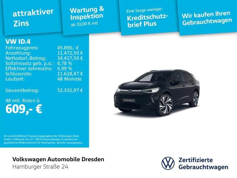 VW ID.4 8.339 km 44.990 € Dresden 01067