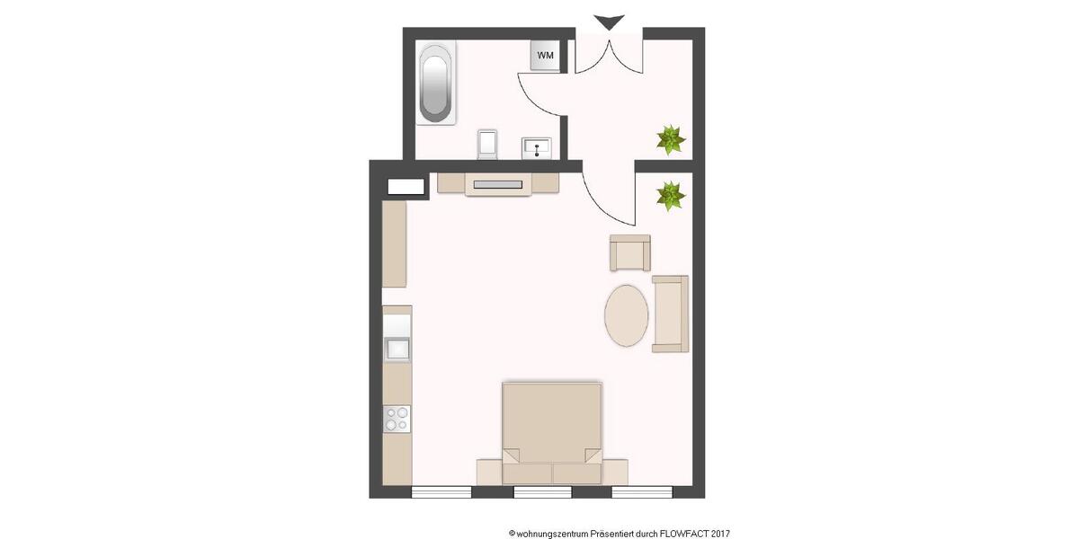 Etagenwohnung Dresden Cotta - 1 Zimmer, 40 m&sup2;, 490&euro; | Angebot:26455741