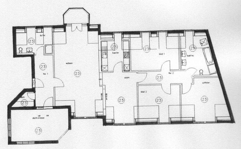 Dachgeschoßwohnung Radeberg - 4 Zimmer, 135 m&sup2;, 1.000&euro; | Angebot:26443785