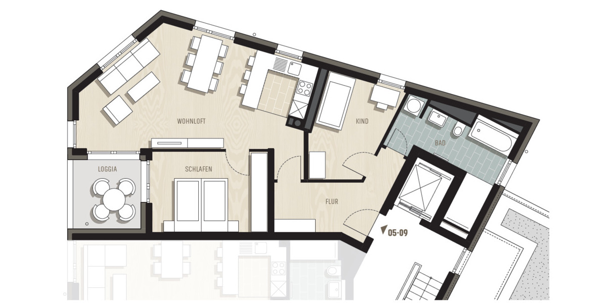Etagenwohnung Dresden Cotta - 3 Zimmer, 79 m&sup2;, 375.600&euro; | Angebot:25704720