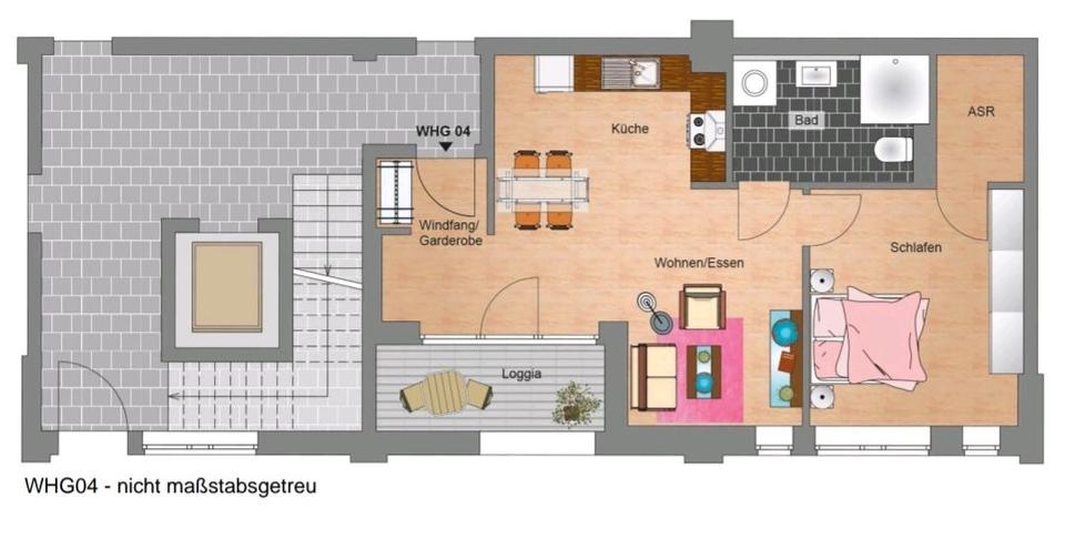 Erdgeschoßwohnung Dresden Leuben - 2 Zimmer, 60 m&sup2;, 920&euro; | Angebot:25189886