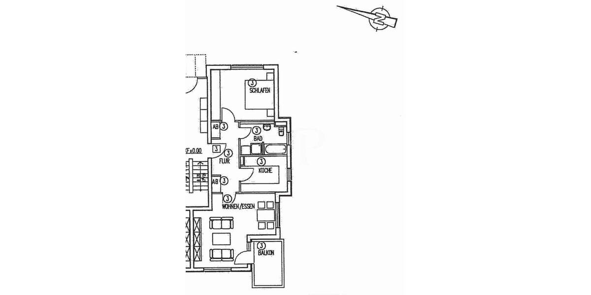 Etagenwohnung Dresden Pappritz - 2 Zimmer, 66 m&sup2;, 255.000&euro; | Angebot:26816142
