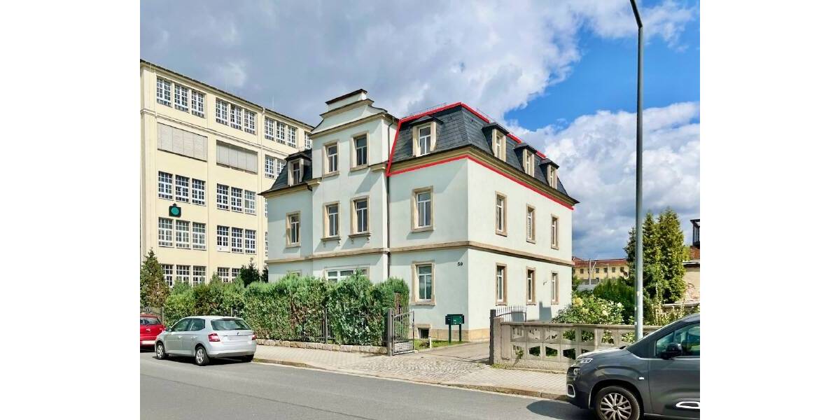Etagenwohnung Dresden Niedersedlitz - 2 Zimmer, 62 m&sup2;, 550&euro; | Angebot:26256813