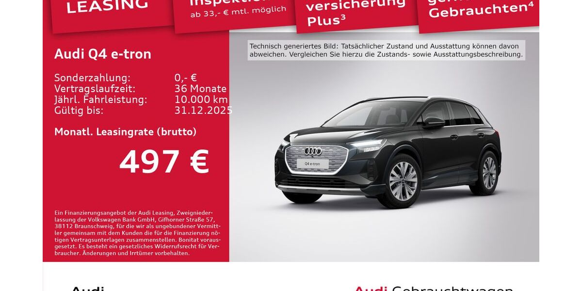 Audi Q4 e-tron 7.723 km 47.450 &euro; Dresden 01067