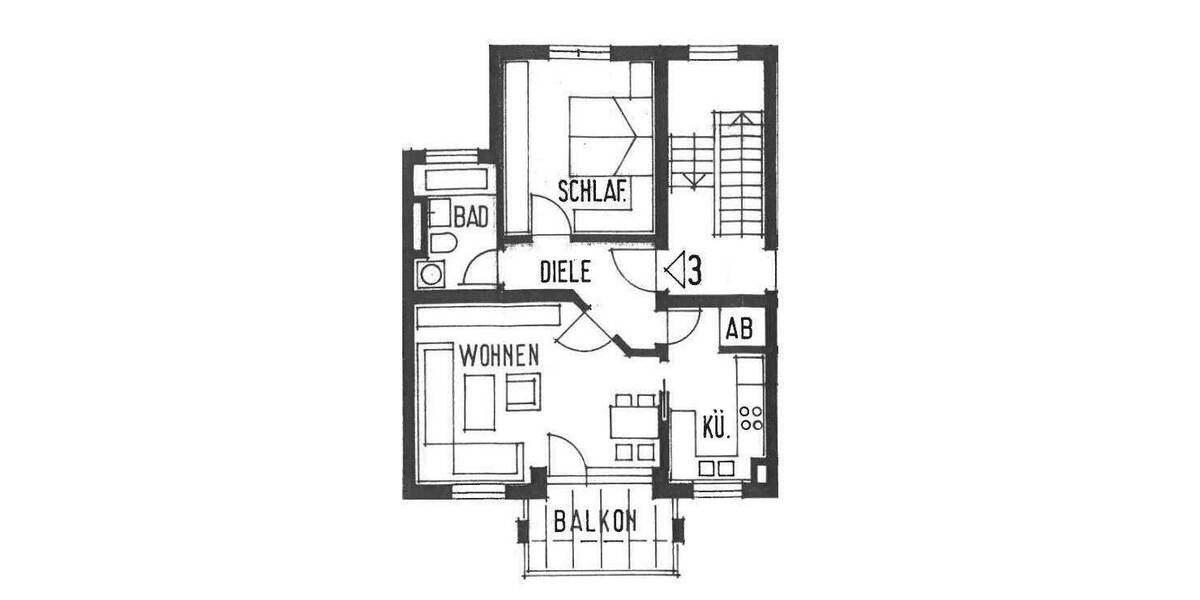 Etagenwohnung Weinböhla - 2 Zimmer, 57 m&sup2;, 490&euro; | Angebot:25693703