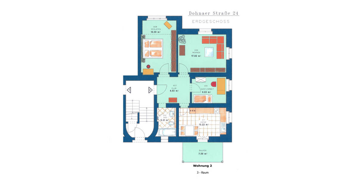 Mehrfamilienhaus, Wohnhaus Heidenau Heidenau-Süd - 2 Zimmer, 566 m&sup2;, 1.469.500&euro; | Angebot:23977517