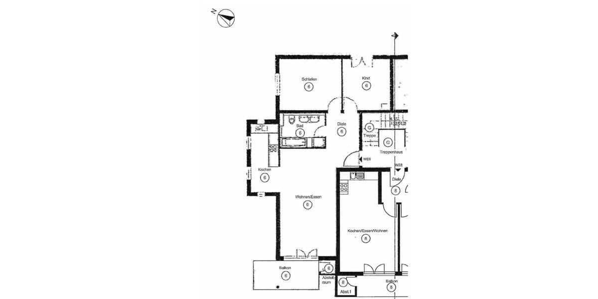 Etagenwohnung Stolpen - 3 Zimmer, 87 m&sup2;, 750&euro; | Angebot:26826148