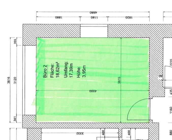 19 qm Büroraum zur Untermiete zimmer