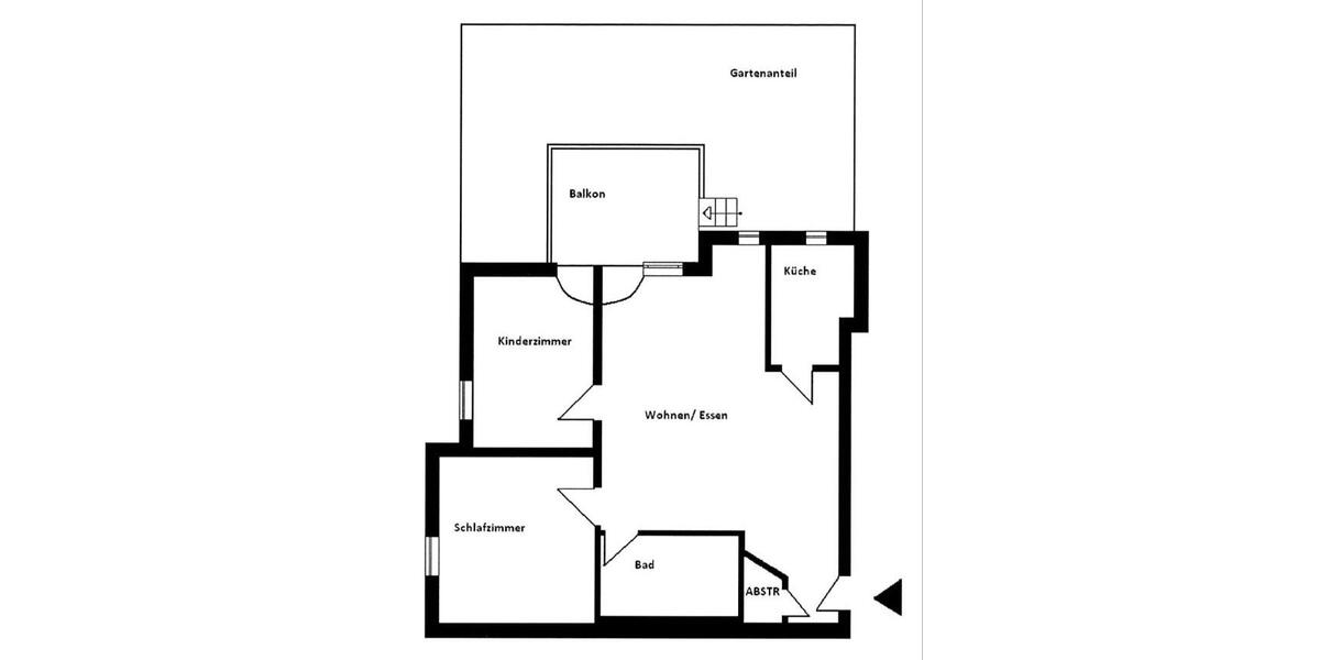 Erdgeschoßwohnung Dresden Cotta - 3 Zimmer, 70 m&sup2;, 169.000&euro; | Angebot:27192225