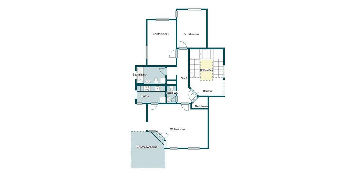 Terrassenwohnung Dresden Lockwitz - 3 Zimmer, 77 m&sup2;, 240.000&euro; | Angebot:26161604