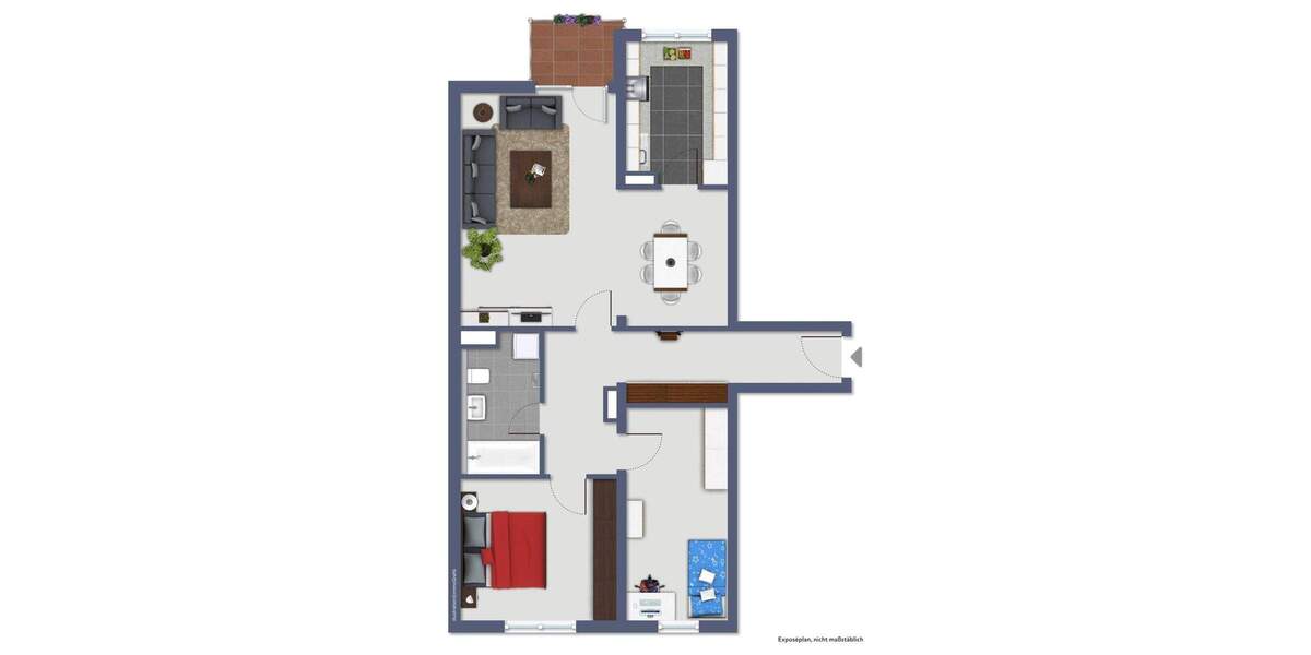 Etagenwohnung Dresden / Friedrichstadt Friedrichstadt - 3 Zimmer, 87 m&sup2;, 220.000&euro; | Angebot:25682525